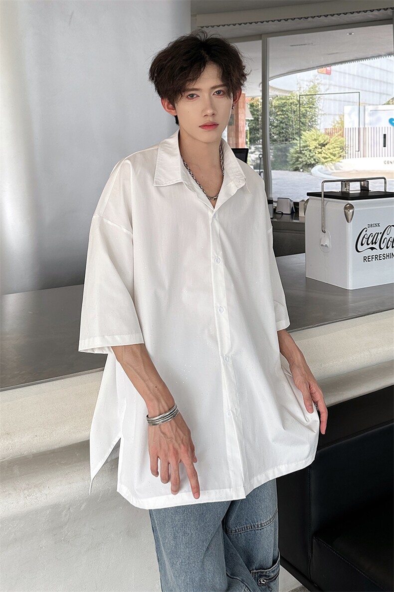 星空点点衬衫潮男A071-T17-P40,男装衬衫,电商A071