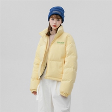 中性风时尚字母印花宽松休闲立领保暖棉衣A268-MY501P85控118，男装棉衣，电商A268