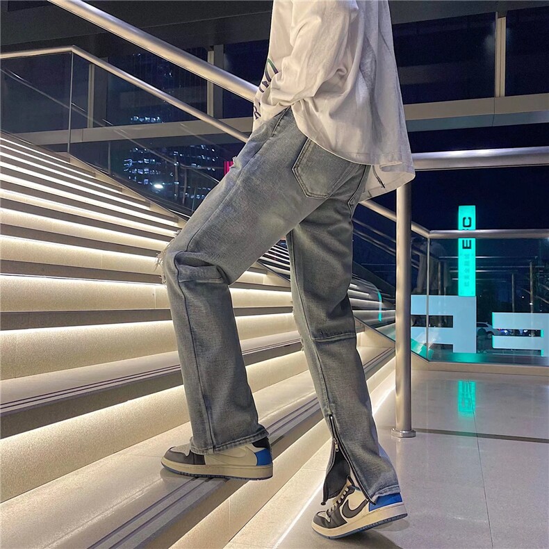 牛仔裤男夏季潮牌宽松大码休闲裤子高街NK10P40,男装牛仔裤,星座1116-2