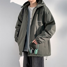 户外棉服冲锋衣连帽工装休闲百搭棉衣上衣MYM23-8727-P75，男装棉衣，星座717