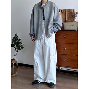 有货。假两件开衫卫衣慵懒简约外套WB663-P45图片