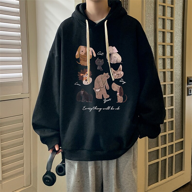 连帽卫衣男大码胖子帽衫大号运动服WY2444-P35,男装卫衣,电商A040