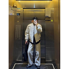 【有货】D8214-P105抖音高质量冬季美式飞行解构夹克棉服外套，男装夹克，星座603-2