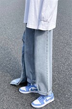 主推！四季新款牛仔裤宽松休闲男女长裤X715KZ012-P39控58，男装牛仔裤，星座715