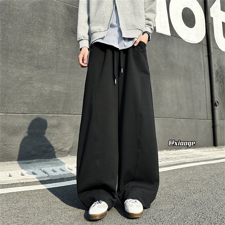 XZ616春季重磅缉明线拼接打褶休闲百搭长裤TY2025P55控68,男装休闲裤,星座512A（原616）