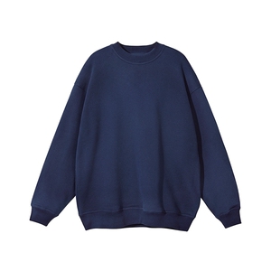 抖音得物 高品质二开 支持退换 25秋冬全棉宽松圆领纯色卫衣HM07图片