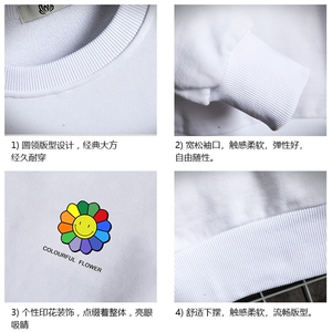 S6101-P35 春季圆领卫衣男大码韩版宽松长袖外套男 网格挂拍图片