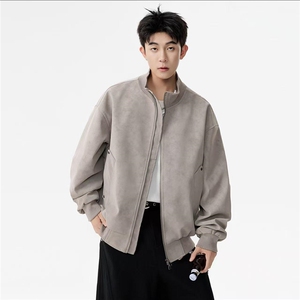 现货网图！早秋上新美式复古夹克有形显身材上衣-EX51060-特批50图片
