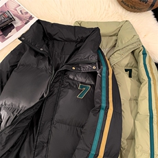 23冬季新款白鸭绒刺绣羽绒服保暖加厚面包服A316-1-Y110P168控218，男装羽绒服，星座906（原电商a316-1）
