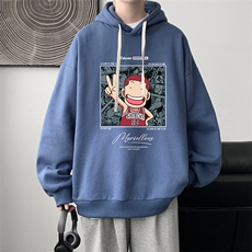8XL连帽卫衣男大码胖子帽衫大号运动服WY2392-P35，男装卫衣，电商A040
