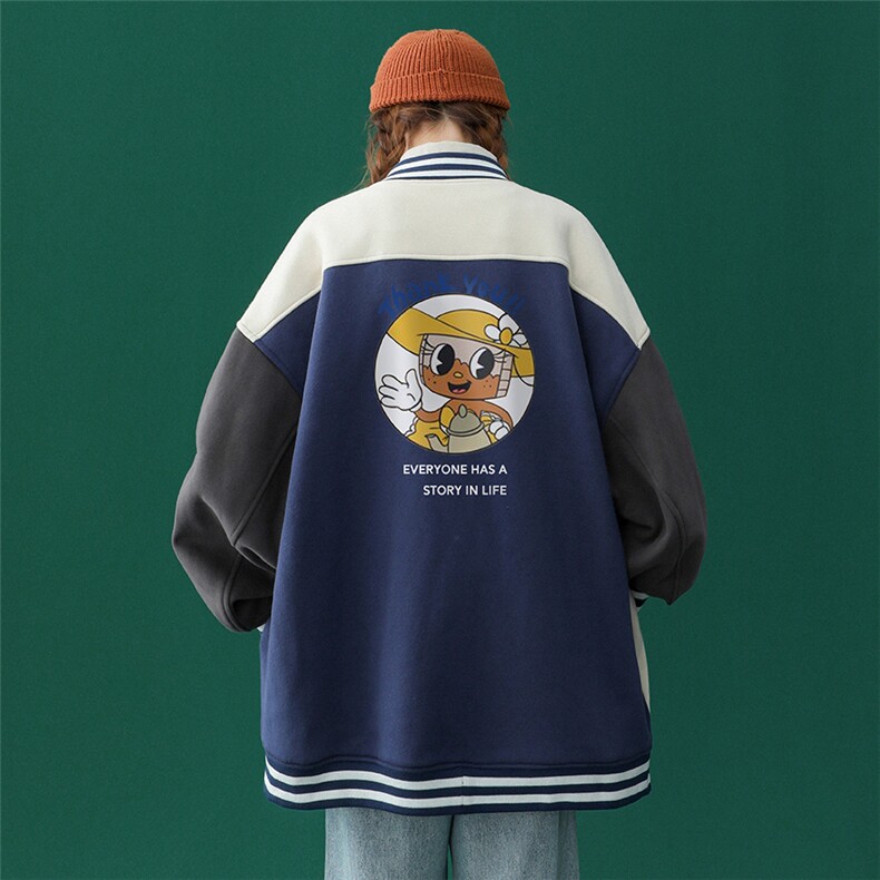 ！春装新款时尚撞色格子拼色情侣宽松棒球夹克G431P75控98,男装夹克,A247A