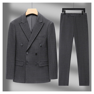GDN5161四季款新款男士礼服西装修身商务休闲男装西服三件套装图片
