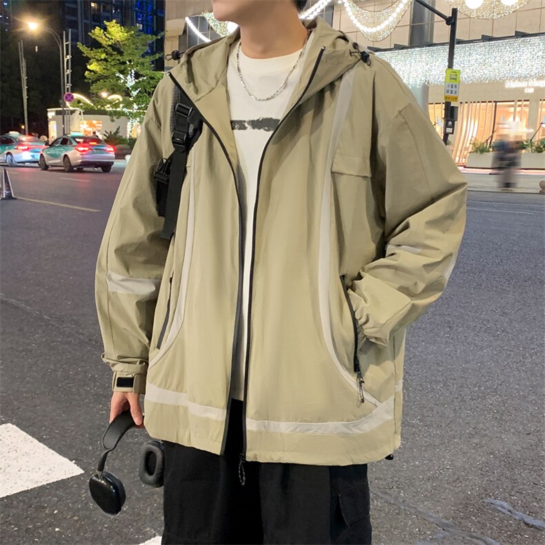 春款现货冲锋夹克外套男款上衣运动夹克JK02655-P75,男装夹克,星座308B-2
