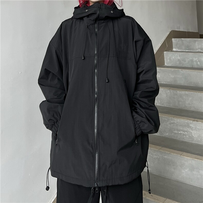 美式冲锋衣外套男女连帽防风机能夹克insW993P80,男装夹克,星座1116-2