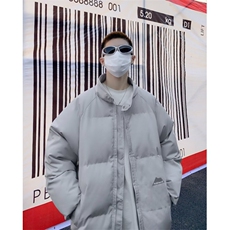 美式高街棉服男冬季痞帅宽松面包服外套潮牌设计感棉衣，男装棉衣，星座716-2