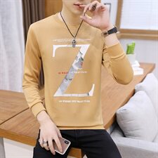 大货已备2021跑量春季长袖T恤圆领韩版时尚男卫衣A112-W2735-P16，男装卫衣，星座1206（原A206）