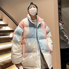 蓝粉渐变色