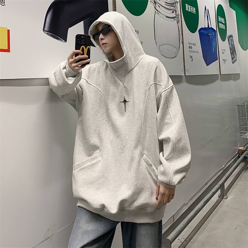 卫衣男韩版潮流连帽高街帅气宽松2024秋冬新款ins外套WB211-P50，女装短外套，星座412-3