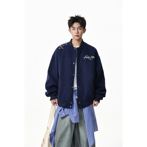 美式重磅花卉刺绣棒球服外套        WT2522-P90-控158图片