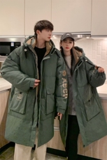 情侣羽绒服男冬季新款港风宽松连帽中长款保暖外套YR906-P175，男装羽绒服，星座214-3