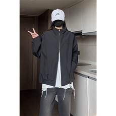 切片抖音HN立领夹克酒红色防水外套冲锋衣J3061-P60，男装夹克，星座1213