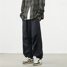 新款束脚伞兵裤M~5XLXZ604-KG61-P50控68，男装休闲裤，星座604