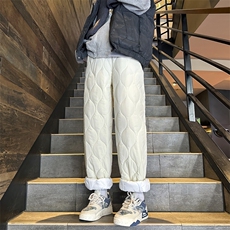 哈尔滨防寒裤子东北过冬棉裤外穿裤男女美式复古束脚裤-K8688，男装休闲裤，星座601-2