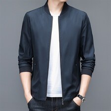 BJ22347钱塘2020-2中年男士春秋薄款休闲时尚夹克外套主推款P59，男装夹克，钱塘207-2
