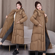 现货2025年冬季保暖白鸭绒厚款长款，女装羽绒服，琦鑫阁（原依鑫阁）