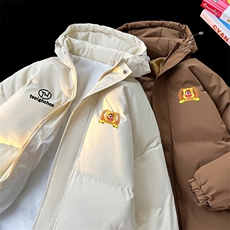 现货抖音得物可供视频三防加厚羽绒连帽棉衣外套面包棉服85533，男装棉衣，电商A486