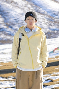 防水冲锋衣夹克休闲工装连帽户外登山服男女款 C61320-TP4589图片