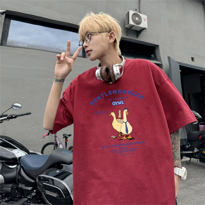 220G夏季新款纯棉圆领短袖T恤DT453-特P19控38图片