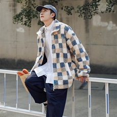 2024冬新款日系外景羊羔毛加厚立领棉衣棉服YG01-P115控145，男装棉衣，星座914-3