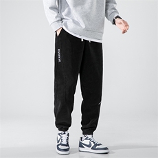 男大码刺绣束脚休闲裤1516-1_9968-L-4XLP605XL-10XLP60，男装休闲裤，星座1516-1
