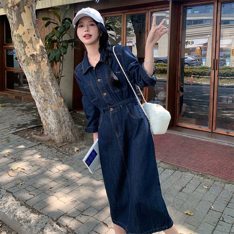 新款 现货主推牛仔连衣裙9871-P135-K188图片