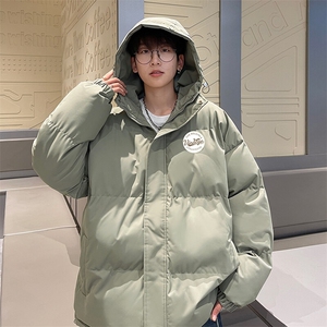 现货 抖音得物可供视频 三防加厚羽绒连帽棉衣外套面包棉服 85527图片