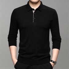 2023秋季新款中年男士商务休闲圆领长袖套头针织衫爸爸装时尚百搭，男装针织衫/毛衣，电商B212（原钱塘6029）