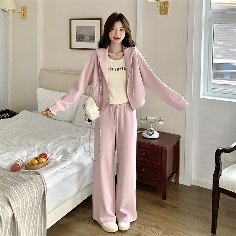 现货！春季运动套装卫衣女新款休闲裤小个子外套8697-P165-K238,女装套装/套裙,2B222