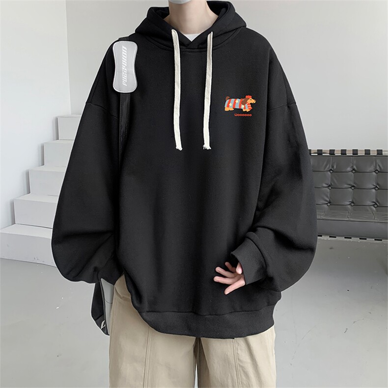 连帽卫衣男大码胖子帽衫大号运动服WY2438-P35,男装卫衣,电商A040