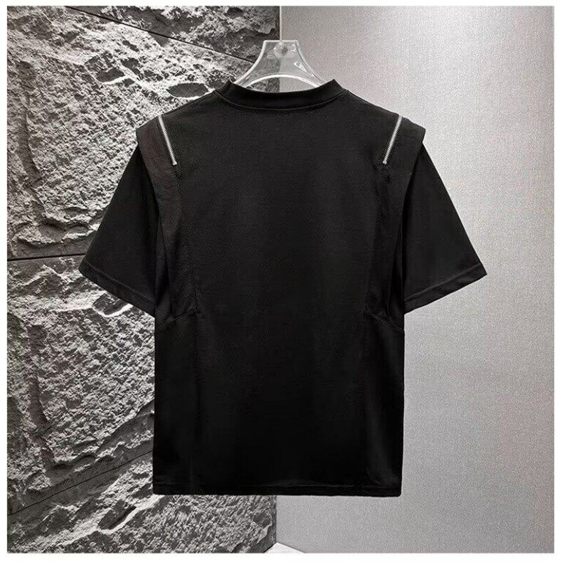 M584-P40新款短袖t恤男ins潮牌欧美嘻哈风圆领打底衫上衣夏季,男装T恤,星座617A-1（原B318A）