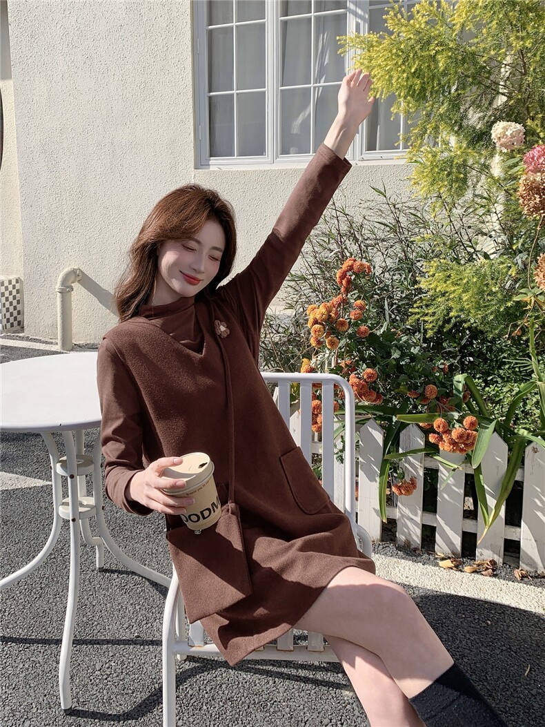 韩系高级感呢料马甲+针织打底套装女2026春装新款两件套裙,女装套装/套裙,魅影