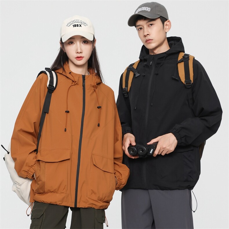 无影墙连帽冲锋衣情侣外套防风防水登山服夹克男JH-JK2381-P55,男装夹克,星座717