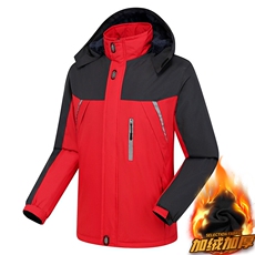 2025冬季保暖加绒加厚反光条登山服冲锋衣男女棉衣外套CF33-P33，男装夹克，星座1402-3