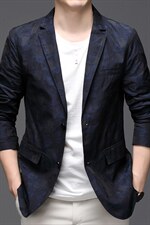 西服男单件上衣商务休闲潮流宽松百搭小西装纯色外套2023春装新款图片