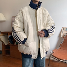 ！2025冬季新款男士撞色潮牌棉衣百搭情侣棉服外套MY200特P70，男装棉衣，电商B220