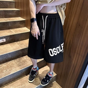 抖音品质同款男士菠萝格短裤休闲运动五分中裤子图片