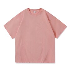 白底带影2022色夏季流行宽松大码情侣纯色短袖T恤A158-DXT01，男装T恤，电商A158