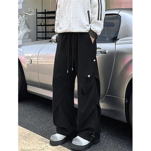 冬季新款重磅星空呢工装裤男款宽松直筒阔腿保暖休闲裤子 KA401图片
