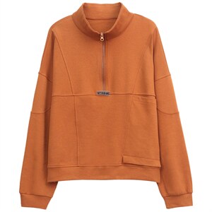 三年不下架(2024年新款)秋冬春棒球服卫衣女宽松显瘦收腰立领女图片