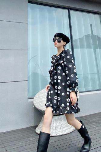 【现货】韩昕秋季新款连衣裙设计,女装连衣裙,韩昕